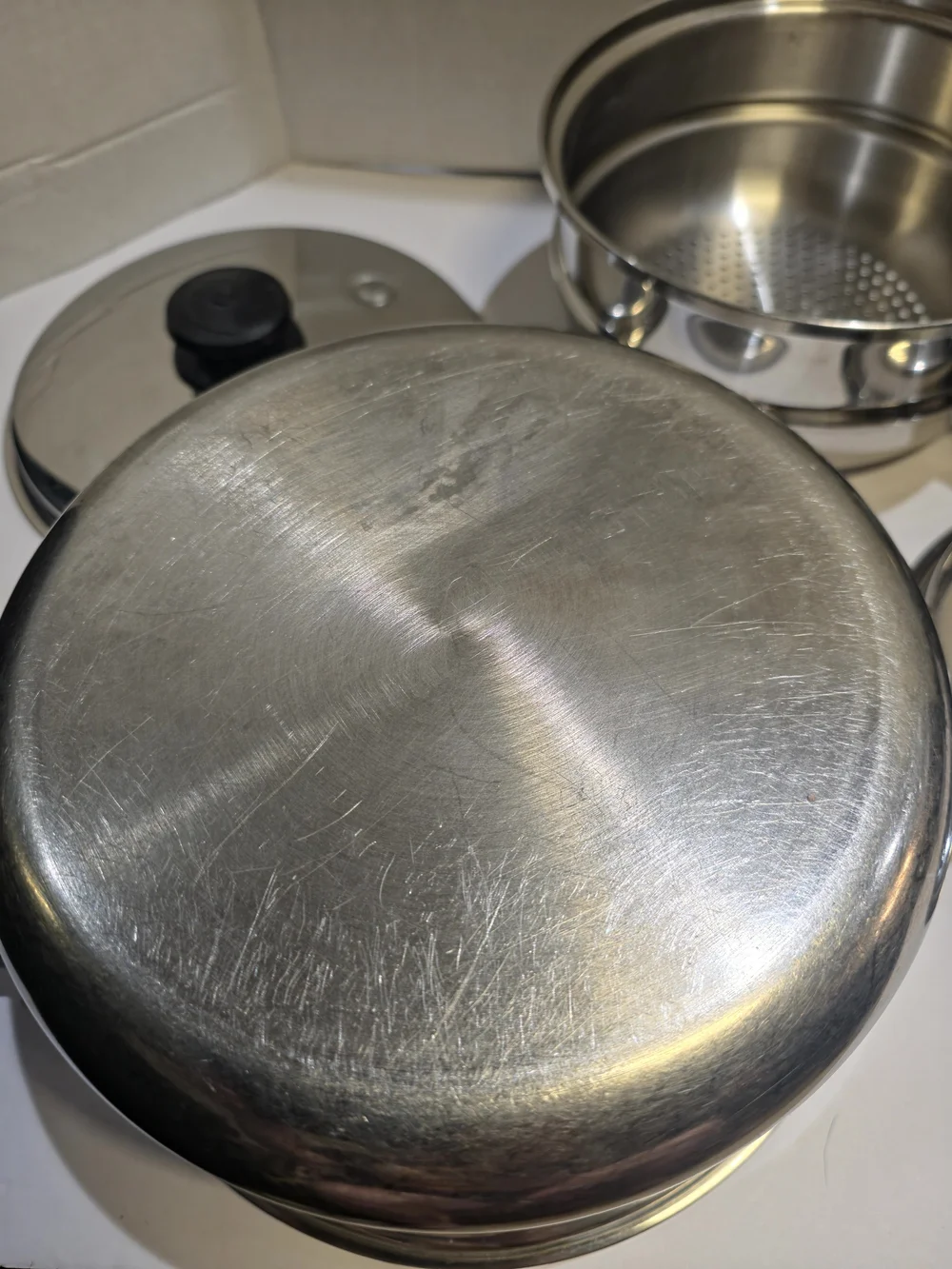 Vintage Saladmaster T304S Surgical Stainless Steel Cookware Set - 5pc Lot